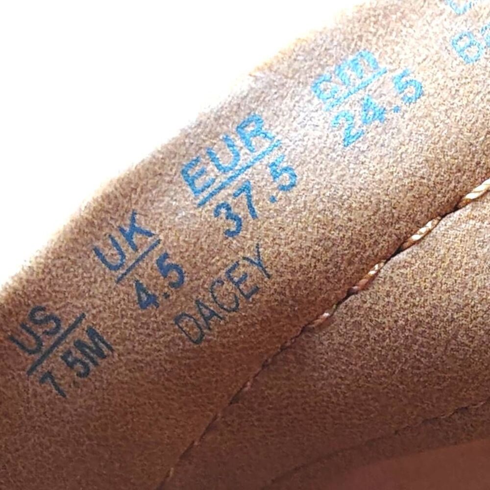 Zodiac Dacey Chestnut Suede Ankle Boots Women’s 7.5 Western Buckle Strap Side Zi - Picture 9 of 12